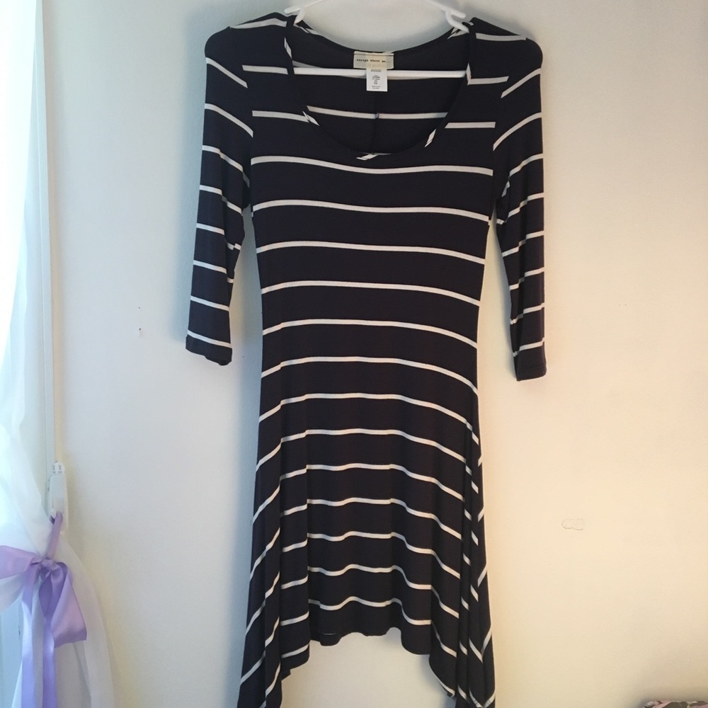 Navy/White Dress